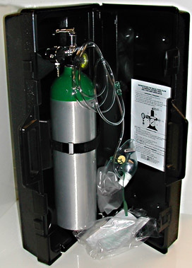 Tank Oxygen Kit 16 Liter Aluminum Oxygen Kit, 'D .. .  .  
